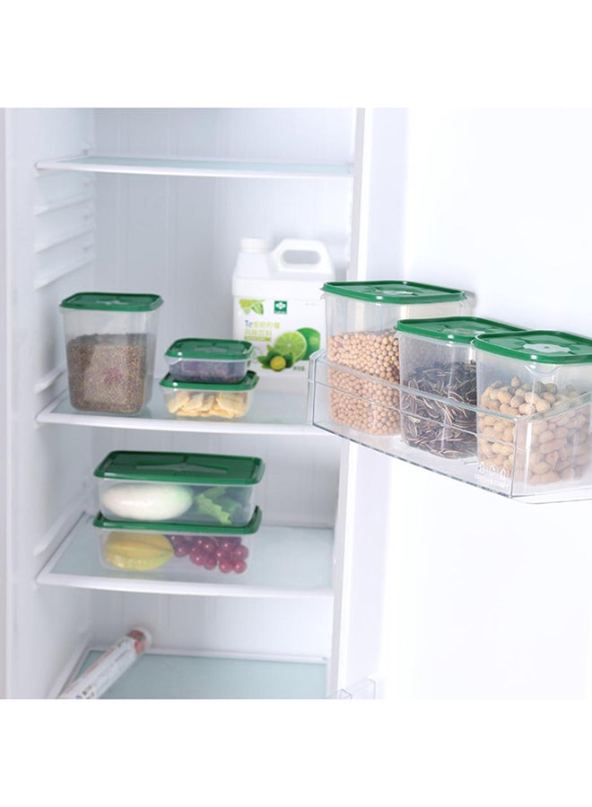 Generic 17-Piece Microwave Sealed Food Storage Box Set Green 14x14x16-12x12x14-23x16x8-14x14x6-12x12x4-12x8-4-9x9x4cm  - Image 3