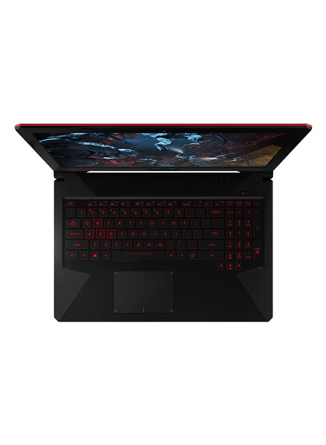 ASUS - FX504GE-DM231T Gaming Laptop With 15.6-Inch Display, Core i7 Processor/16GB RAM/1TB HHD + 256GB SSD Hybrid Drive/4GB NVIDIA GTX 1050TI Graphic Card Red Pattern Black - Image 1
