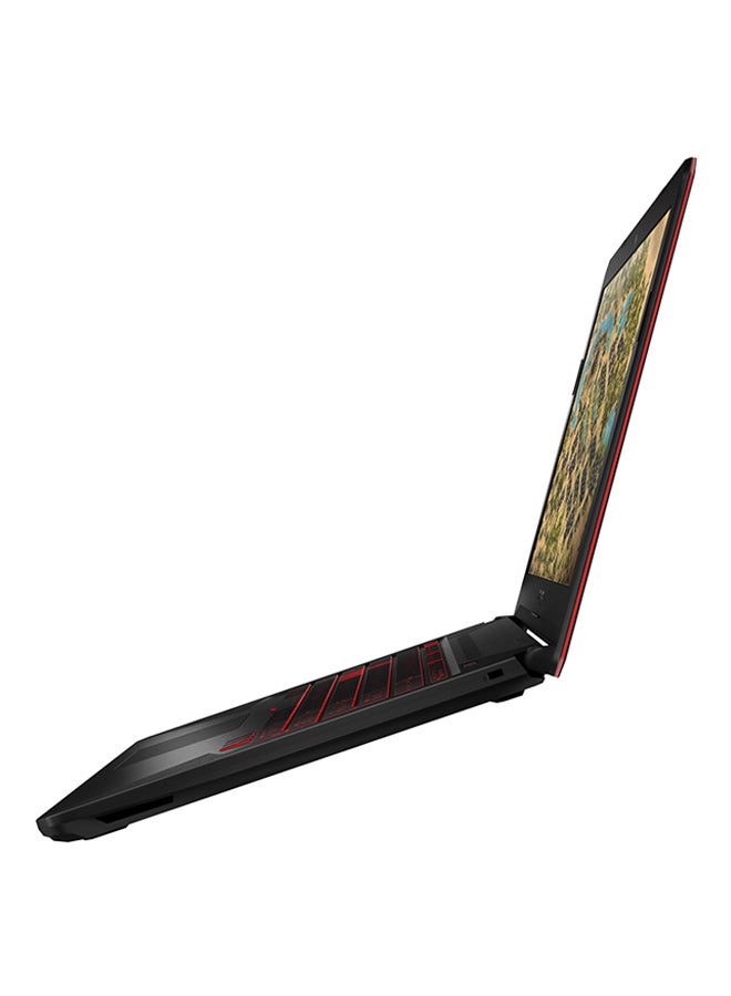 ASUS - FX504GE-DM231T Gaming Laptop With 15.6-Inch Display, Core i7 Processor/16GB RAM/1TB HHD + 256GB SSD Hybrid Drive/4GB NVIDIA GTX 1050TI Graphic Card Red Pattern Black - Image 1