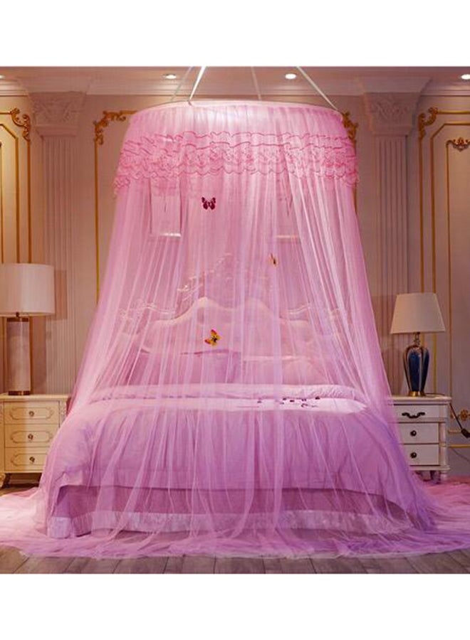 Deals for Less - Elegant Bed Canopy Net Polyester Pink 100centimeter - Image 1