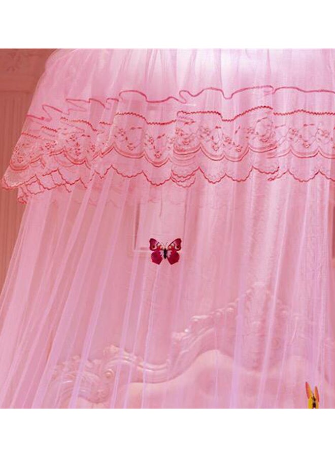Deals for Less - Elegant Bed Canopy Net Polyester Pink 100centimeter - Image 1