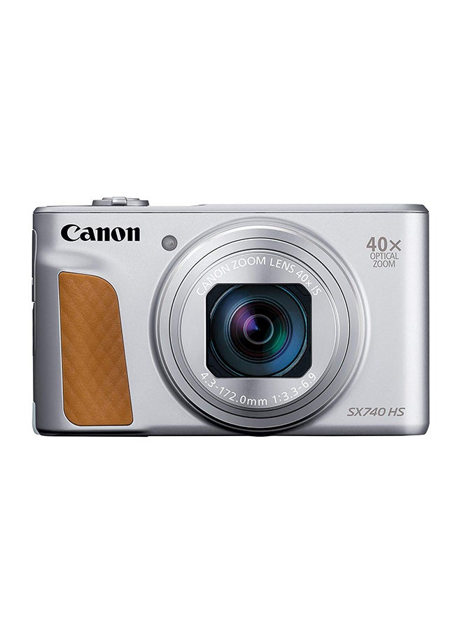 Canon - PowerShot SX740 HS Point And Shoot Camera 20.3MP 40x Zoom With Tilt LCD Screen, Built-In Wi-Fi And Bluetooth - Image 1
