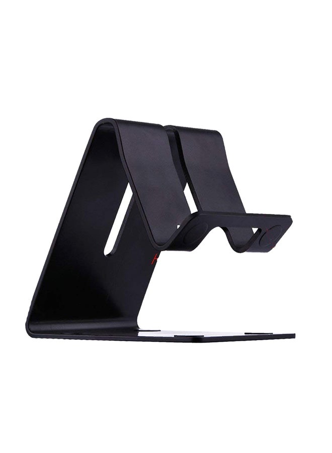 جينتيك حامل منضدي من الألومنيوم محمول ومناسب لجميع الأجهزة أسود - Image 1