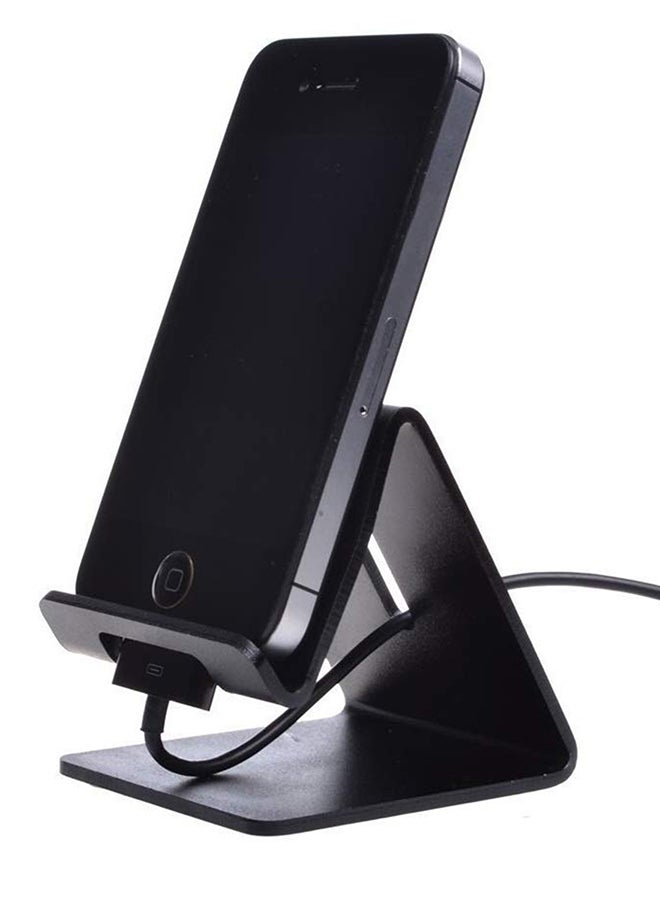 جينتيك حامل منضدي من الألومنيوم محمول ومناسب لجميع الأجهزة أسود - Image 2