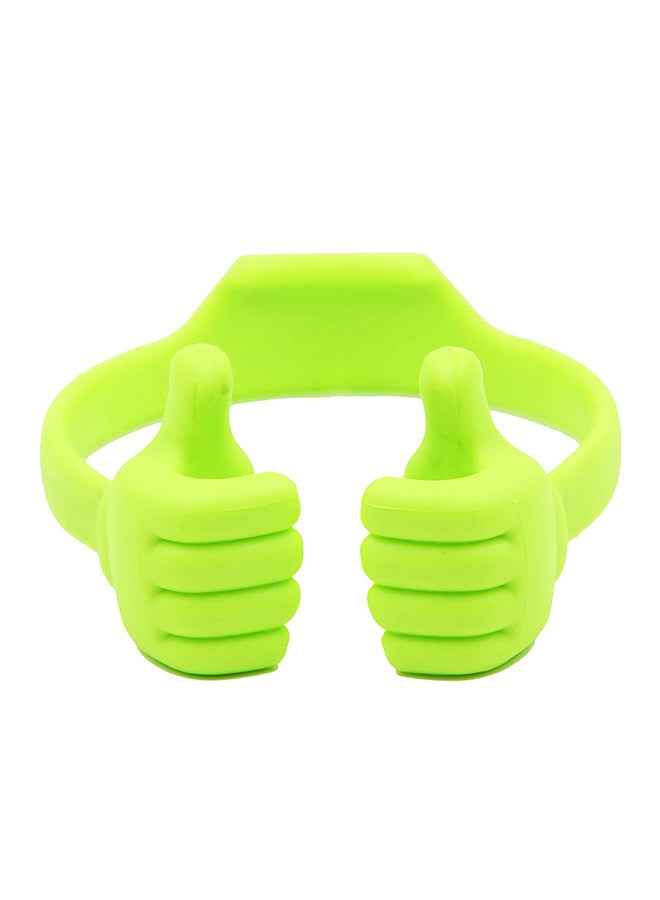 جينتيك حامل للتابلت والهاتف الذكي بتصميم إصبع إبهام وبنمط مرن يناسب جميع الأجهزة أخضر - Image 1