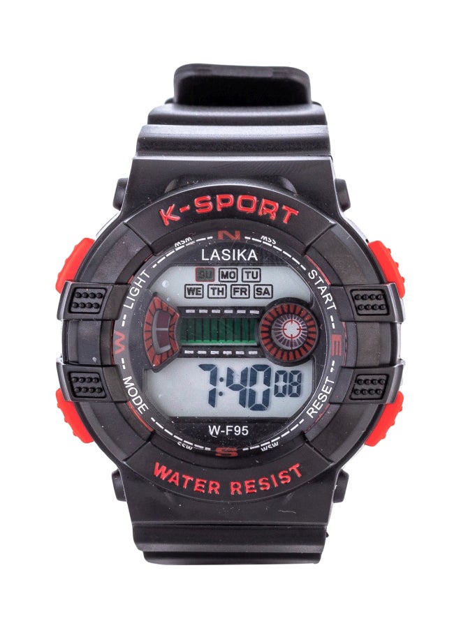 Lasika - Kids' Water Resistant Digital Watch W-F95 - Image 1