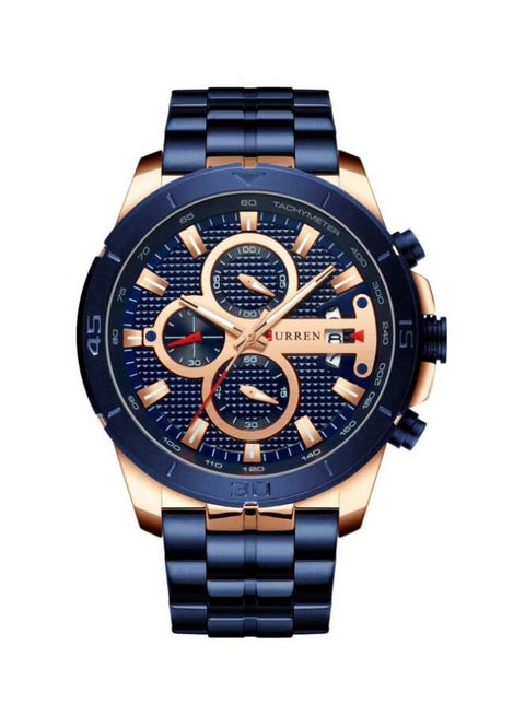men Stainless Steel Chronograph Watch 8337