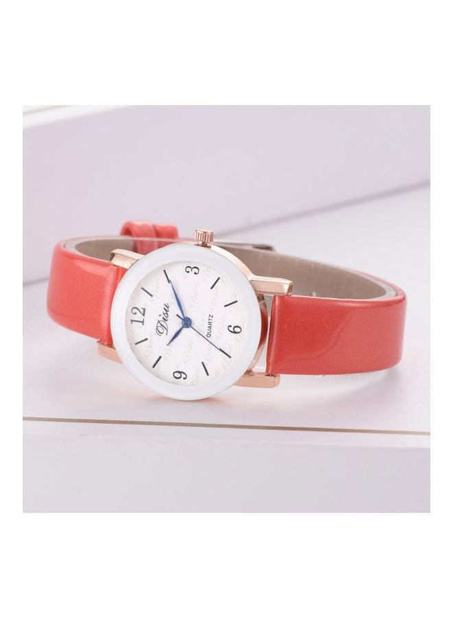 ديسو ساعة يد بعقارب وسوار من الجلد طراز DS133-R women - Image 3