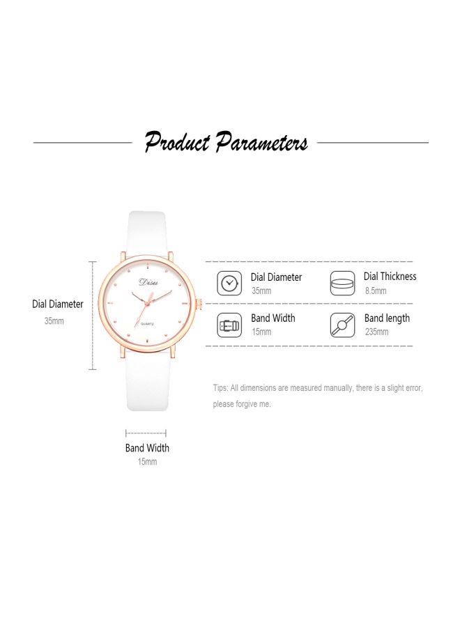 ديسو ساعة بعقارب وسوار من الجلد طراز DS147-3 women - Image 3