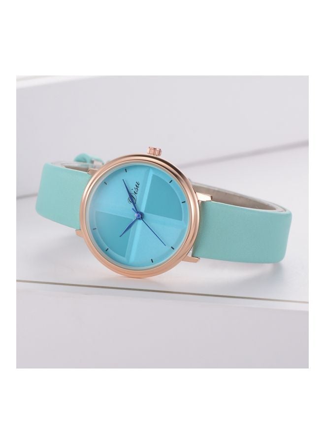 ديسو ساعة يد بعقارب وسوار من الجلد طراز DS145-7 للنساء - Image 2