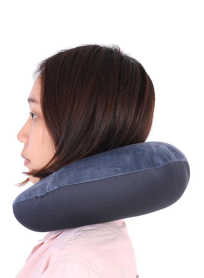 U-Shaped Car Head Rest Grey 27x27x9cm - Image 2