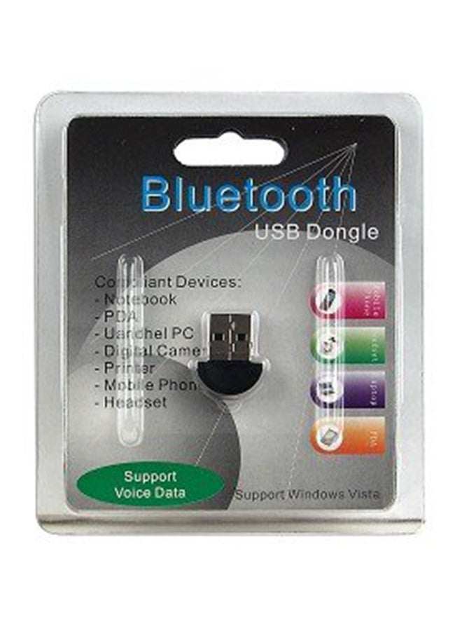 Generic - Bluetooth 2.0 EDR USB Mini Adapter Black/Silver - Image 1