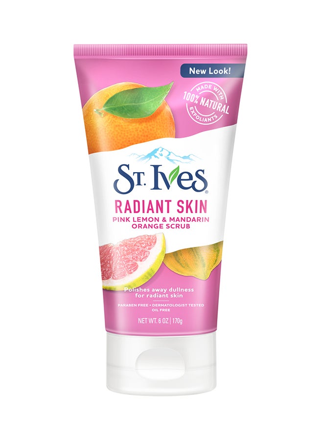 ST. Ives Radiant Skin Face Pink Lemon Mandarin Orange Scrub 170grams