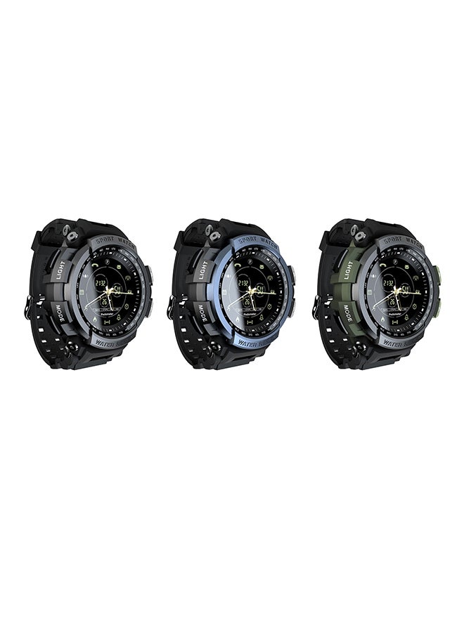 LOKMAT - MK28 Waterproof Pedometer Sports Smartwatch for Android 6.0/iOS 7.0 Black - Image 1