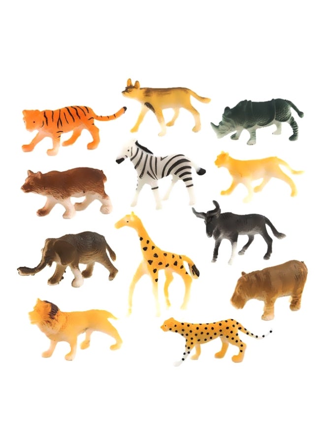 12-Piece World Animal Figure Set - Image 1