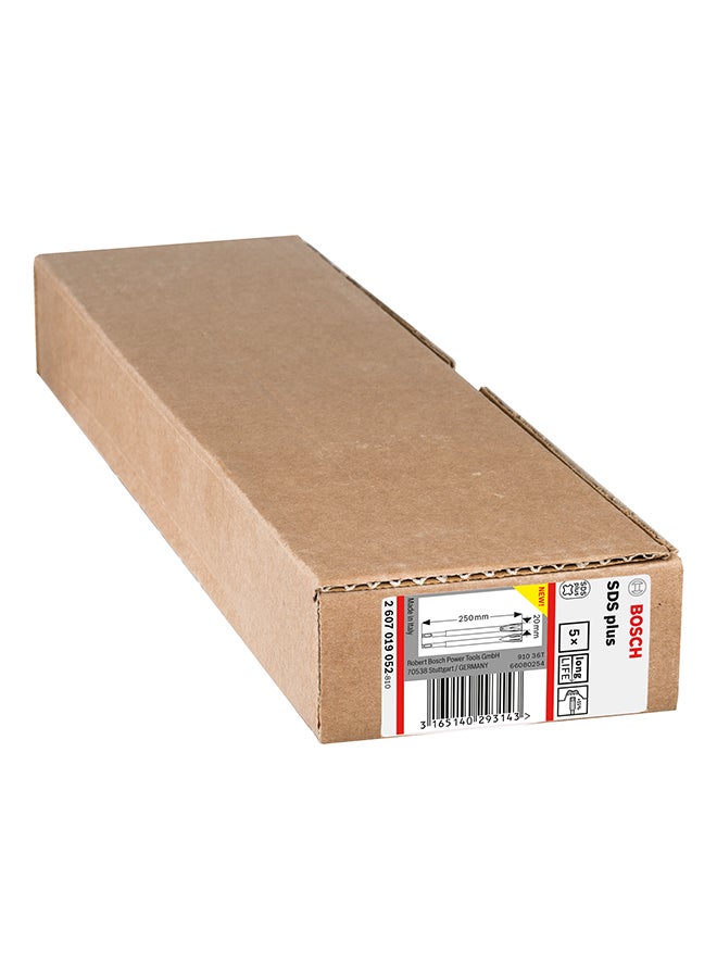 بوش لقمة ثقب مسطحة طراز JE2 607 019 052 فضي 20 X 250 - Image 2