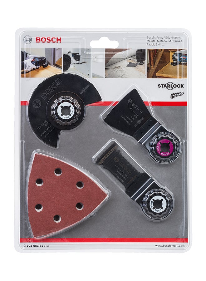 BOSCH 4-Piece Multi-Tool PFMT 350 Multicolour 28.8cm - Image 2