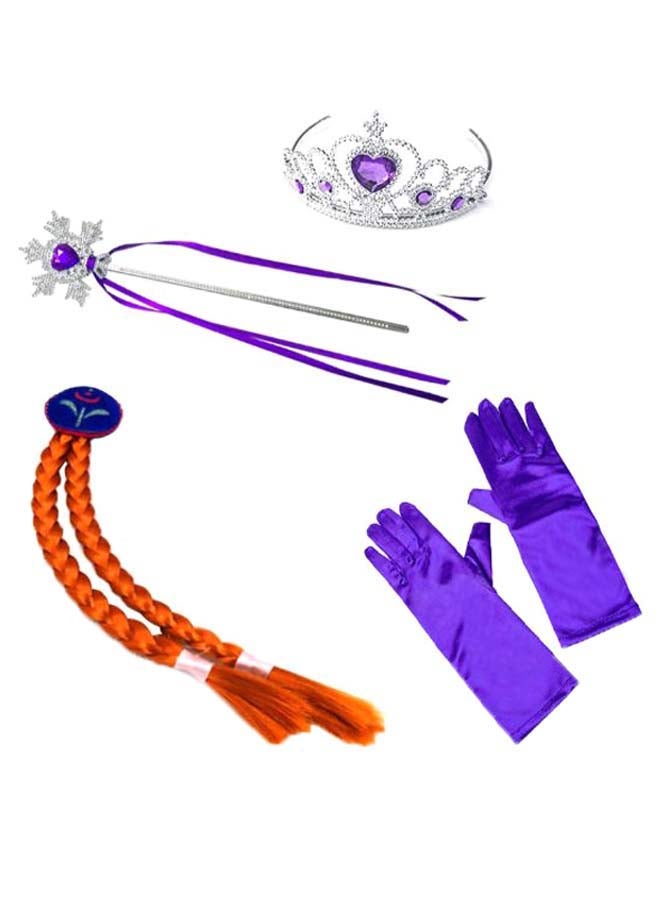 مجموعة إكسسوارات لزي الأميرة مكونة من 4 قطع - Image 1