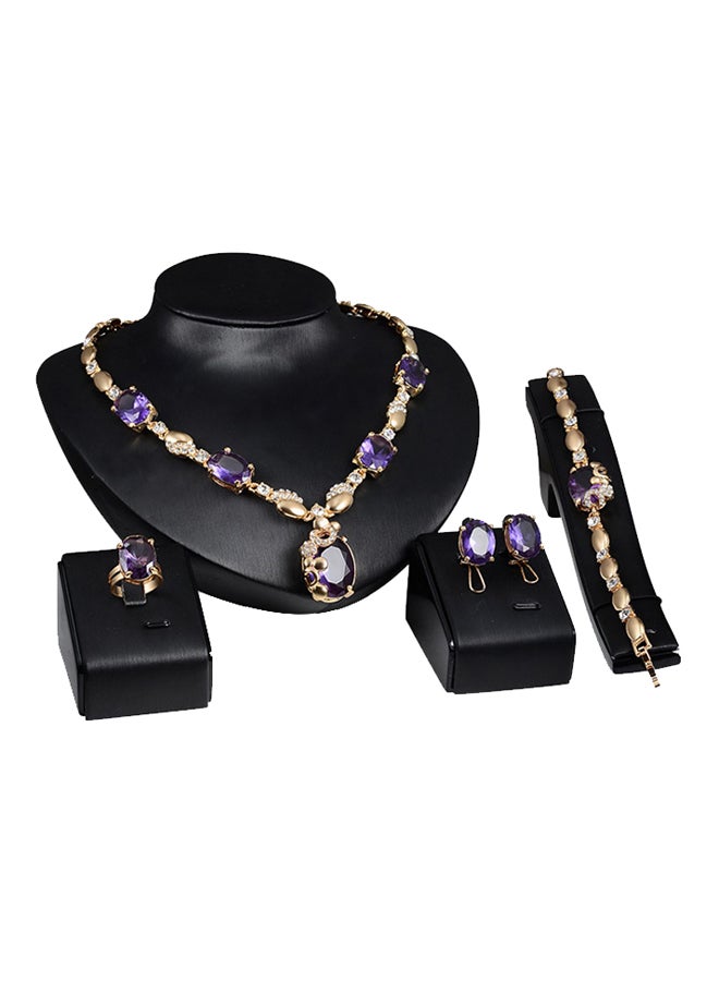 4-Piece Necklace Earring Jewelry Set - v1564072740/N28331008A_1