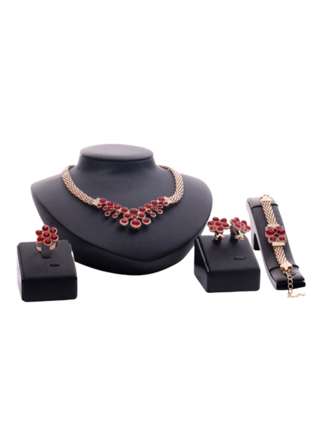 DD 4-piece Necklace Earrings set