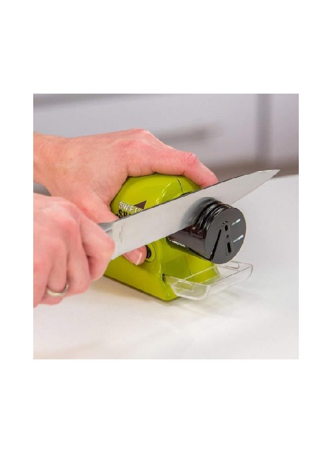 Swifty Sharp Portable Motorized Knife Sharpener Green/Black Green/Black  - Image 2