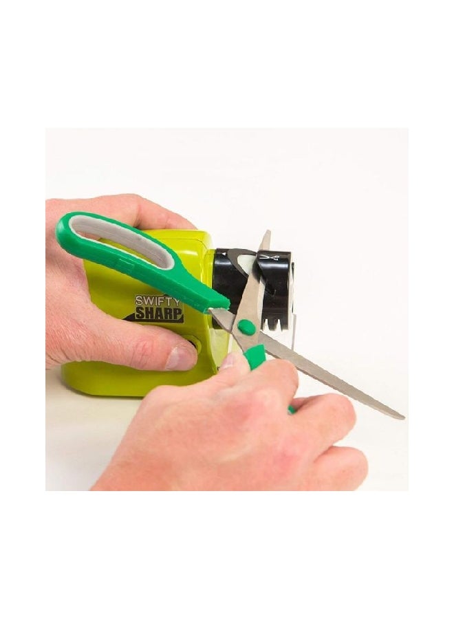 Swifty Sharp Portable Motorized Knife Sharpener Green/Black Green/Black  - Image 3