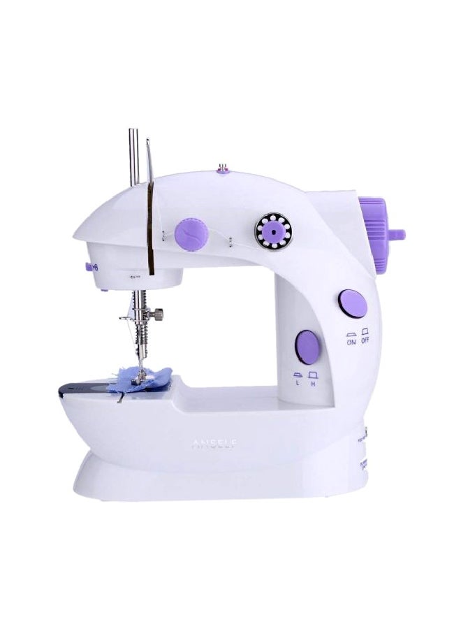 ANSELF Electric Sewing Machine 2724697155321 White/Purple  - Image 1