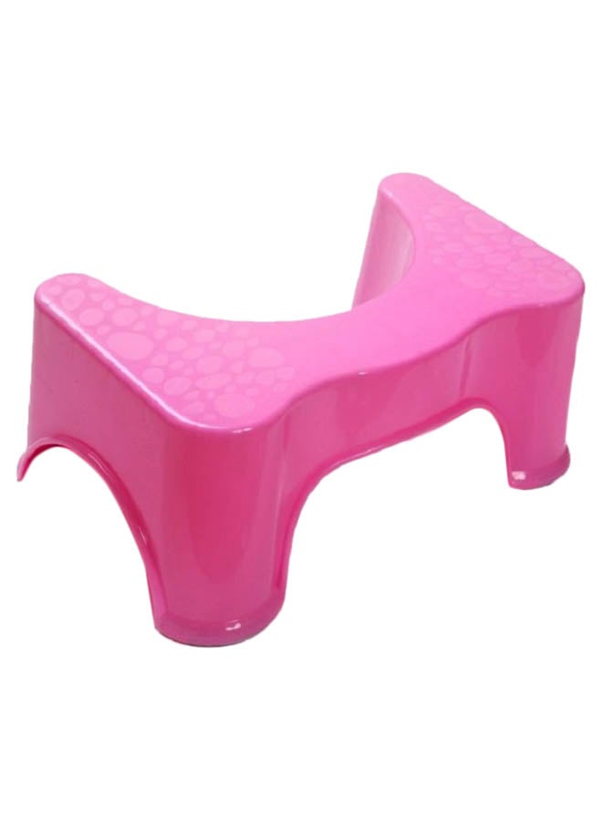 إكسبوتماكس مقعد مرحاض لجلوس القرفصاء على شكل حرف U وردي