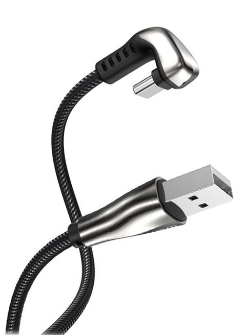 USB Type-C Data Sync And Charging Cable Black