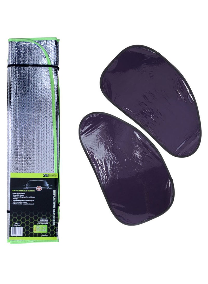 3-Piece Static Cone Side And Foldable Sunshade