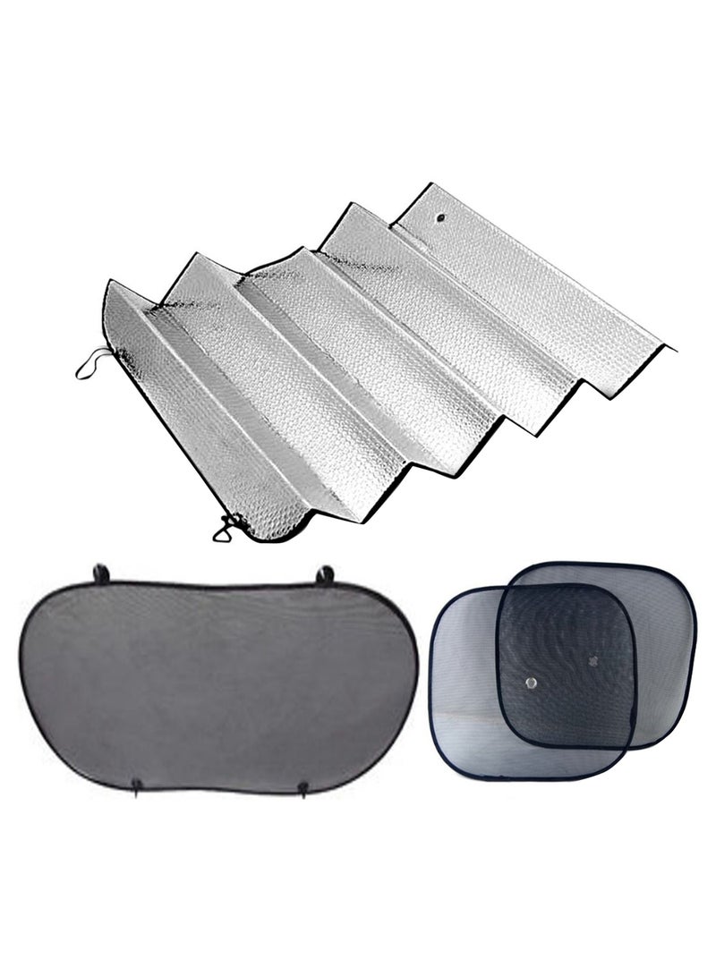 5-Piece Side And Foldable Rear Sunshade