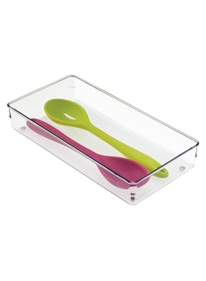 InterDesign Linus Twin Drawer Organizer Clear 15.24/30.48/5.33cm  - Image 2