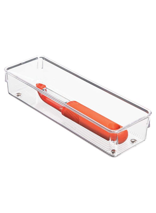 InterDesign Linus Twin Drawer Organizer Clear 7.62/22.86/5.08cm  - Image 2
