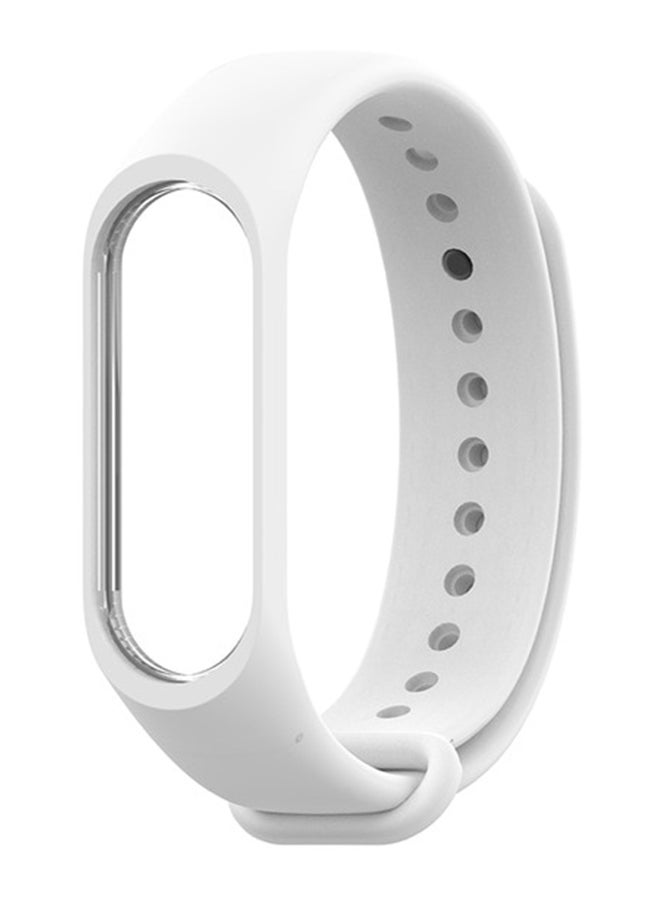 آي تيلكر سوار بديل لجهاز تعقب اللياقة البدنية شاومي مي 4 بلون أبيض أبيض