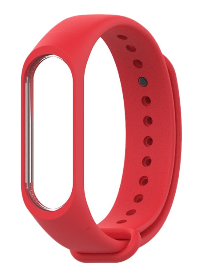 Replacement Fitness Tracker Band For Xiaomi Mi Band 4 Red