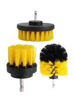 Generic 3-Piece Toilet Drill Brush Set Yellow 1.97x1.85inch KSA ...