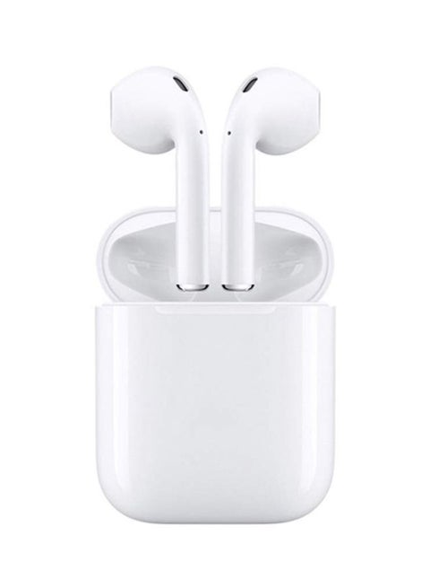 Bluetooth In-Ear Earphones With Charging Case White