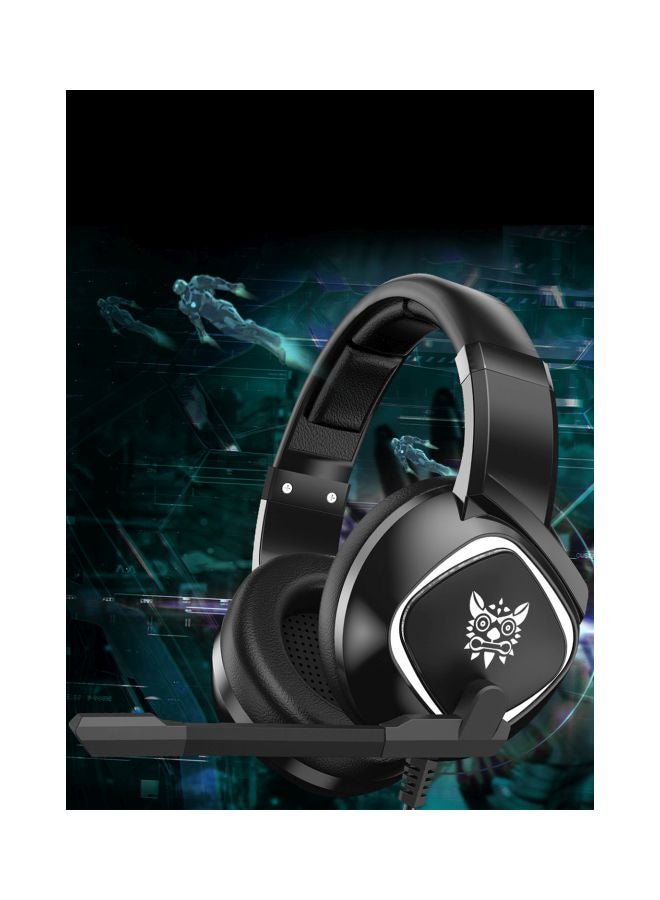 onikuma Over-Ear LED Wired Gaming Headphones For PS4/PS5/XOne/XSeries/NSwitch/PC - Image 2