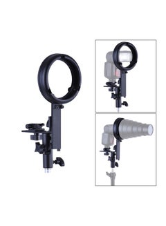 Generic L-Bracket Speedlite Flash Mount For Softbox/Reflector Black/Silver  - Image 4