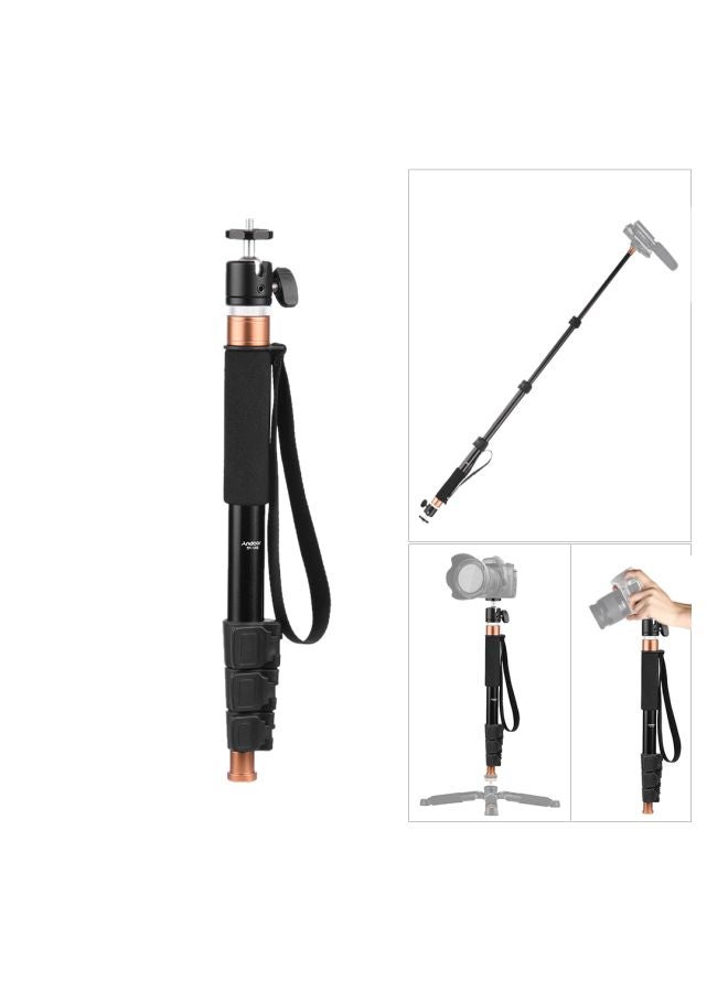 ANDOER Adjustable Monopod For Canon/Nikon/Sony Camera/Microphone Black/Gold/Silver  - Image 4