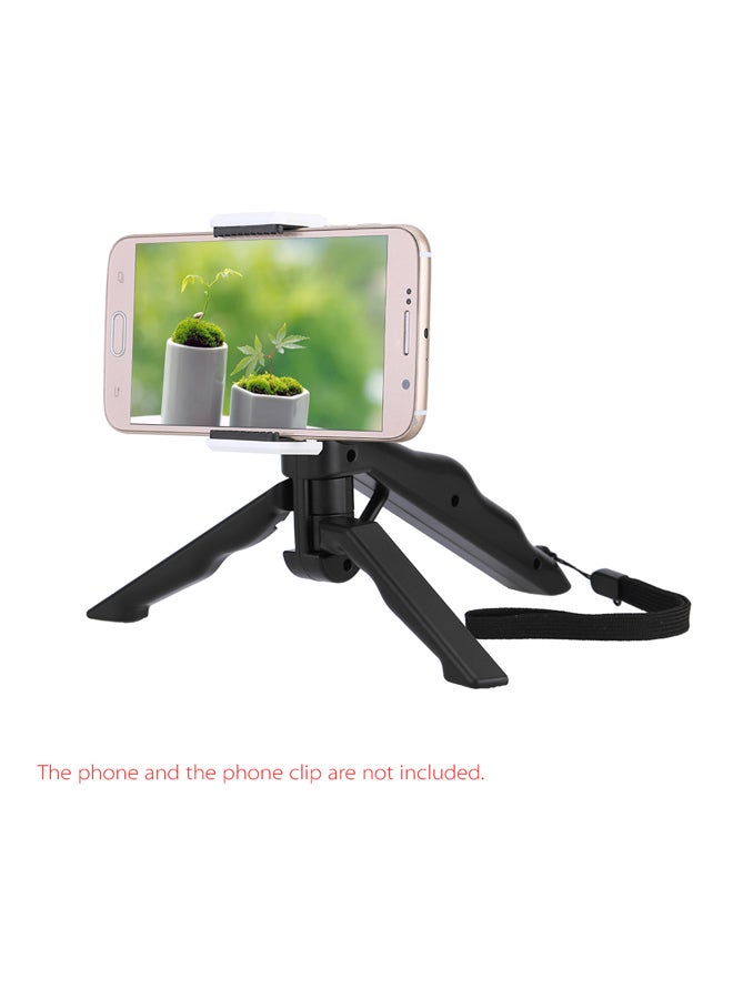 2-In-1 Mini Folding Tripod Stand For GoPro Hero 4/3+/3/2/1 DC DSLR/SLR Camera/Smartphone Black - Image 2