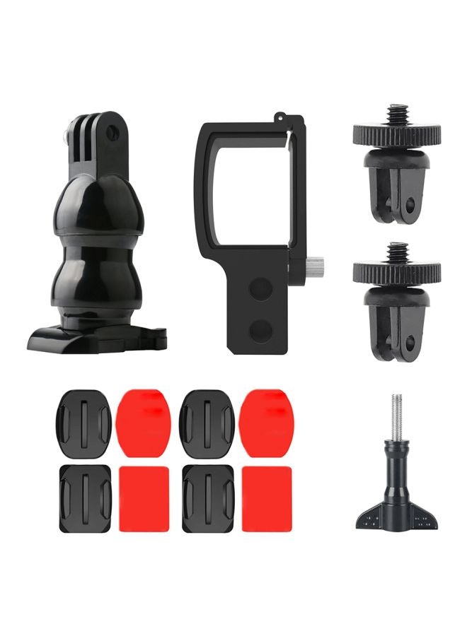 Helmet Mount Kit For DJI DJI Osmo Pocket Gimbal Camera Black  - Image 1