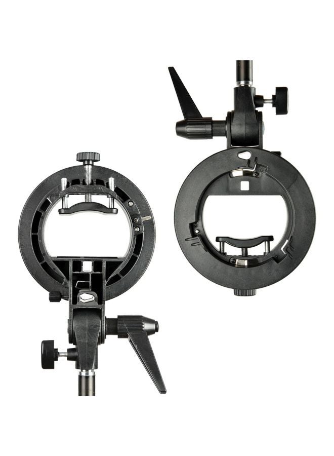 Godox S-Type Bracket Flash Mount Holder Black/Silver  - Image 4