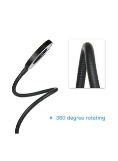 Generic Selfie Ring Light With Holding Clamp Black/White  - Image 3