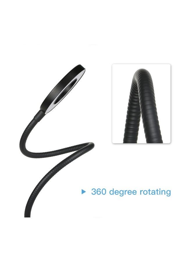 Selfie Ring Light With Holding Clamp Black/White  - Image 3