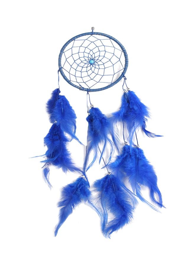 Wall Hanging Dream Catcher Blue 13x50x1cm  - Image 1