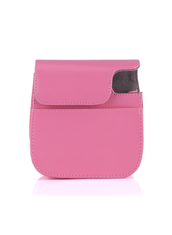 Generic PU Leather Camera Case For Fujifilm Fuji Instax Mini 8/9 Pink  - Image 4