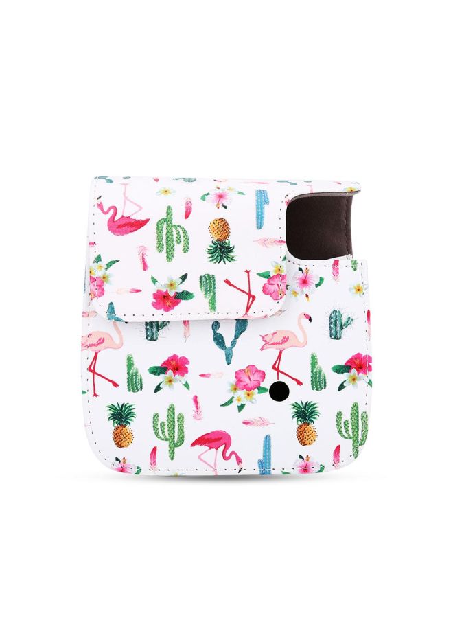 Protective Bag With Shoulder Strap For Fuji Fujifilm Instax Mini 8/8+/9 White/Pink/Green  - Image 4