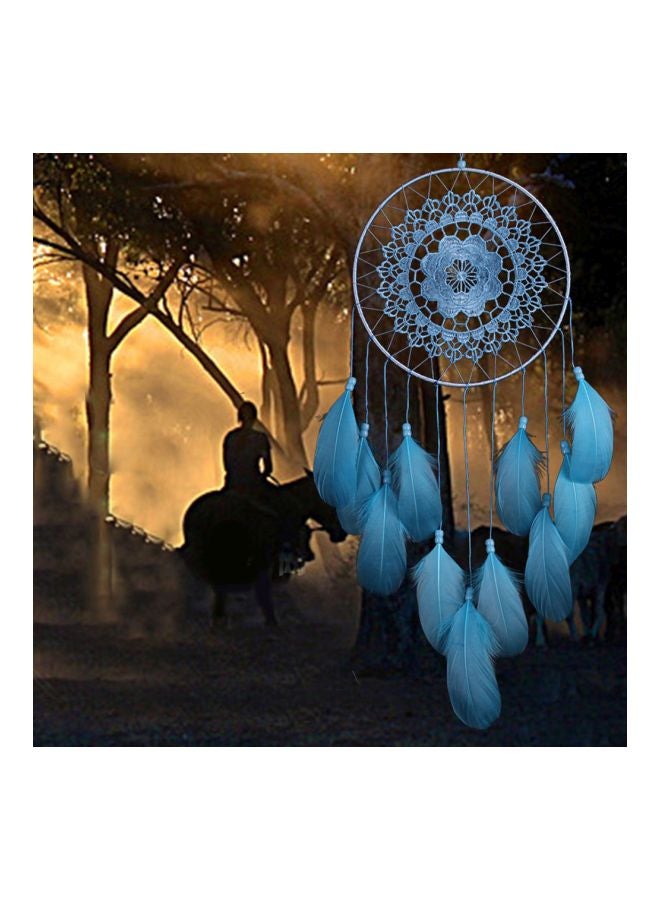 Feather Dream Catcher Blue 20x55x1cm 