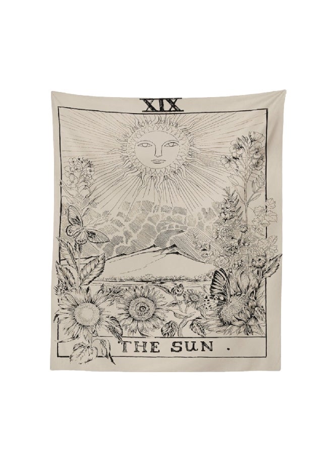 Printed Tapestry Beige/Black 0.3x150x130cm  - Image 2